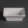 DISH /OLYMPIA - MINATURE SQUARE BUTTER PAT OR RELISH DISH - 3" X 3" - PER BOX OF 12