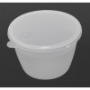 Pudding Basin Polyprop inc Lid - 1/4pint 83mm dia (Pack 12)