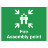 Fire Assembly Point - 400x600mm (Rigid)