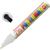 Zig Posterman All Weather Narrow Chisel Point Marker White - 2x6mm