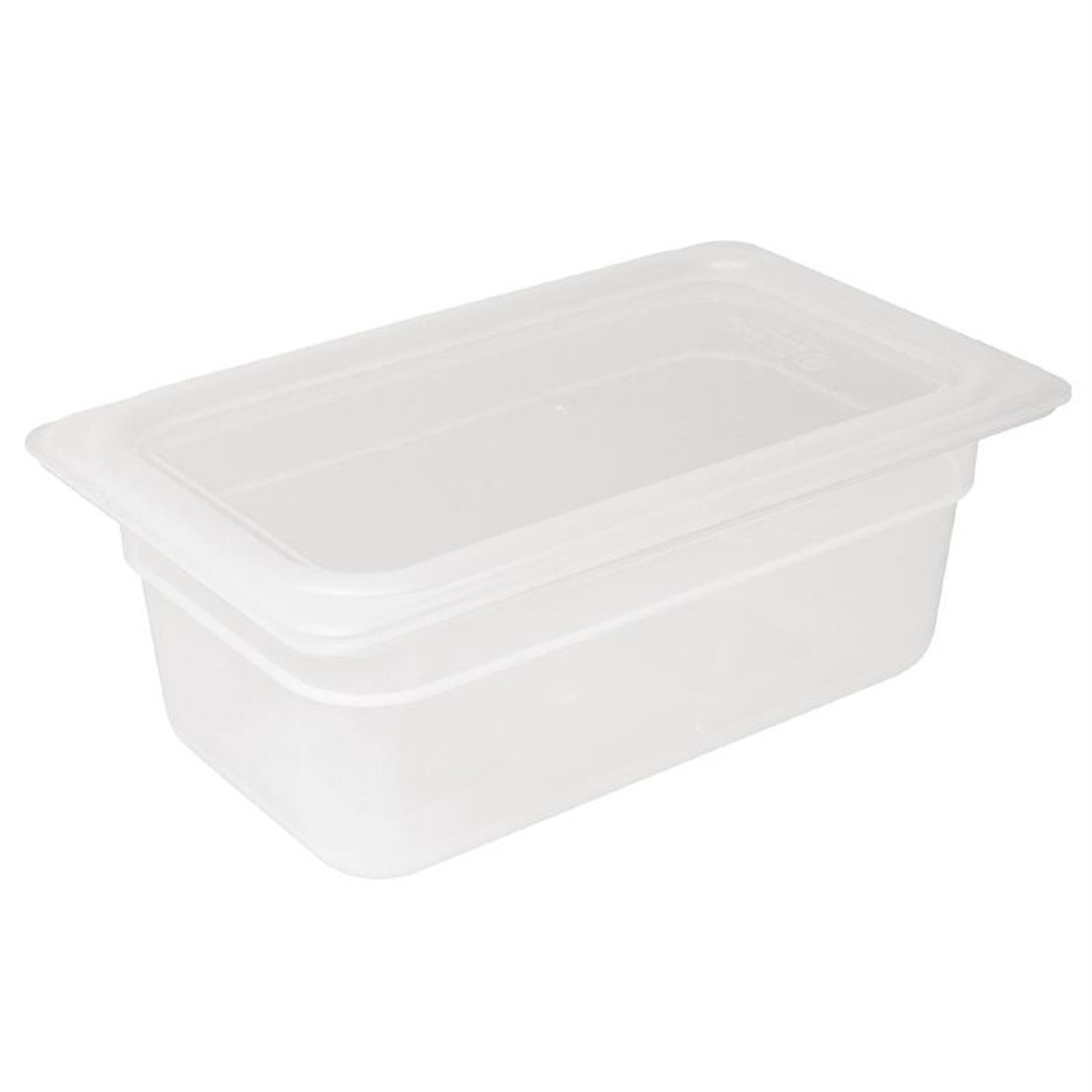 Betapak - Vogue Polypropylene 1/4 Gastronorm Container with Lid 150mm