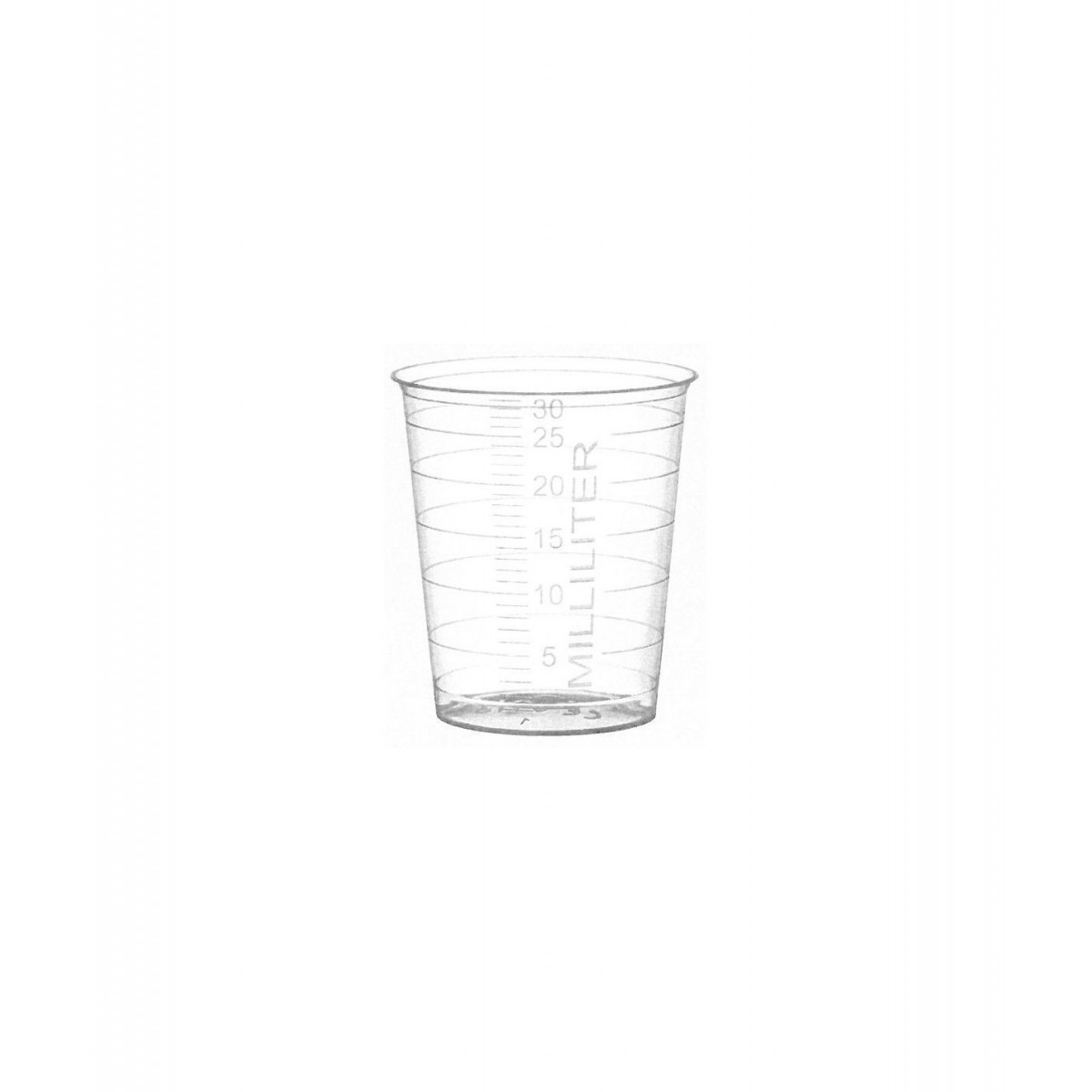 Medciation Pot Betapak - Medicine Pot 30ml Plastic Graduated - Pack of 80 - Available ...